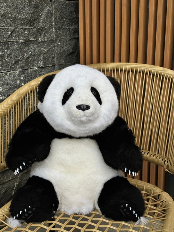 Five months wool panda doll