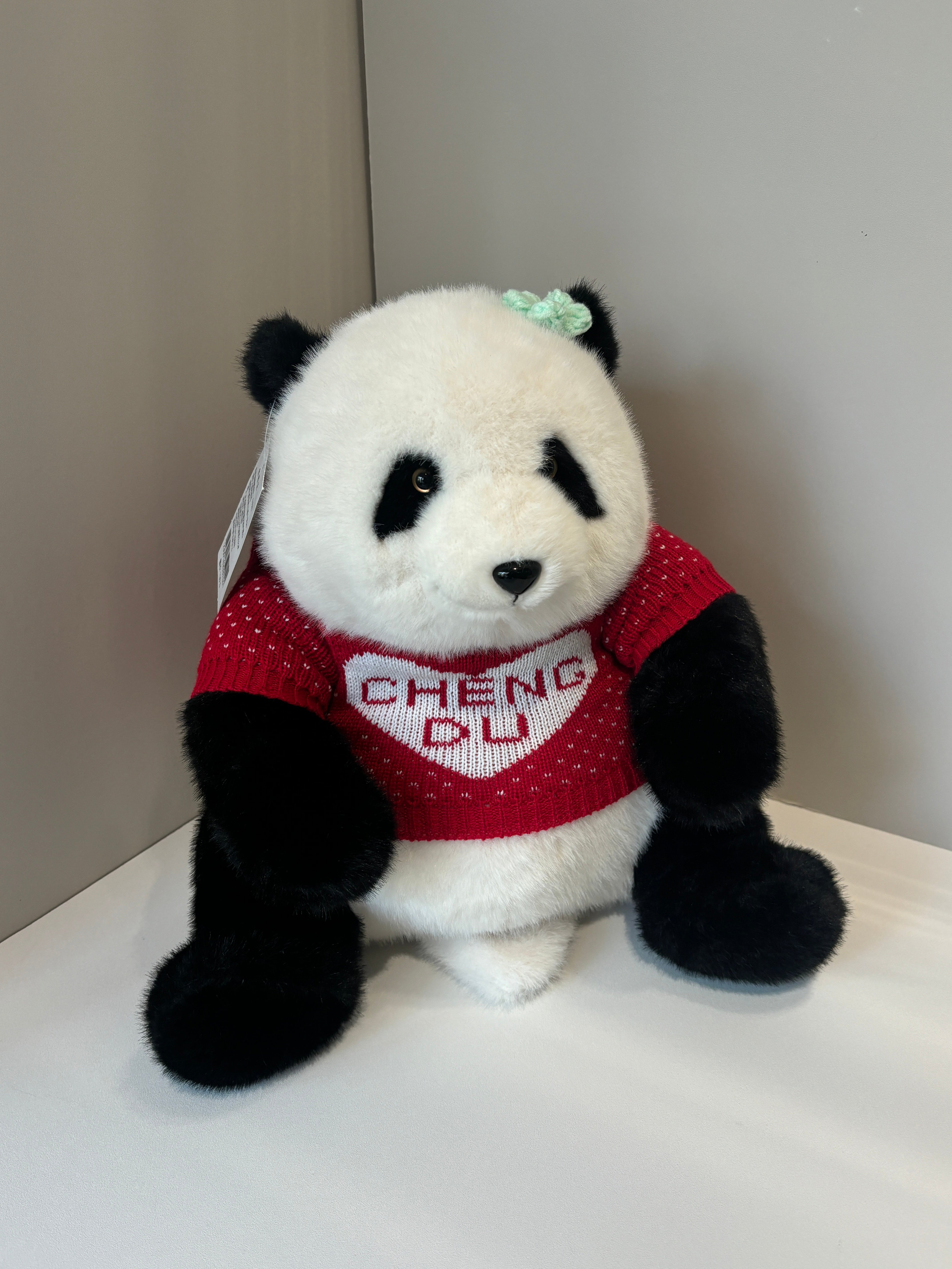 Panda huahua Wearing Chengdu Sweater(small)